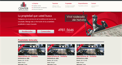Desktop Screenshot of centerpropiedades.com